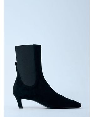 TOTEME Leather Boots - Blue