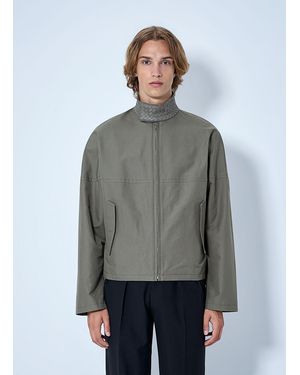 Bottega Veneta Compact Cotton Jacket - Grey