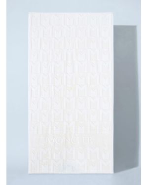 Moncler Cotton-terry Beach Towel - White