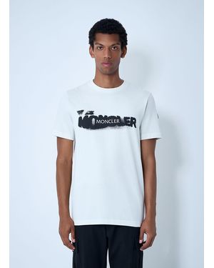 Moncler Logo Motif T-shirt - White