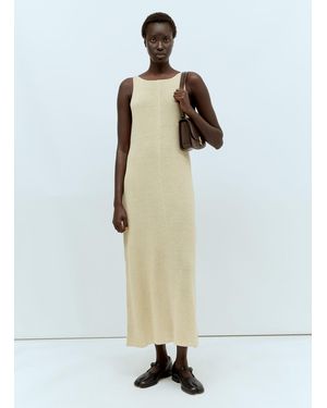 The Row Fleet Midi Dress - White