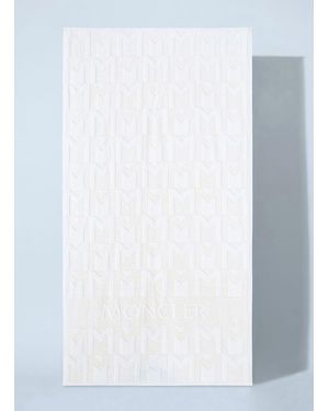 Moncler Cotton-terry Beach Towel - White