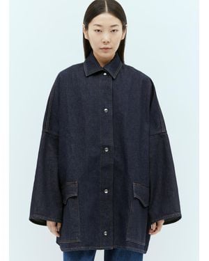 TOTEME Denim Overshirt Jacket - Blue
