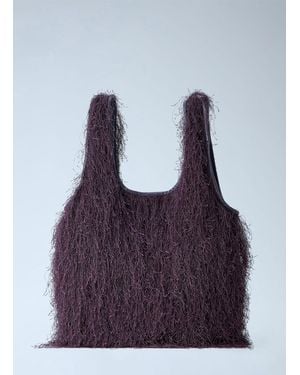 Dries Van Noten Marche Medium Tote Bag - Purple