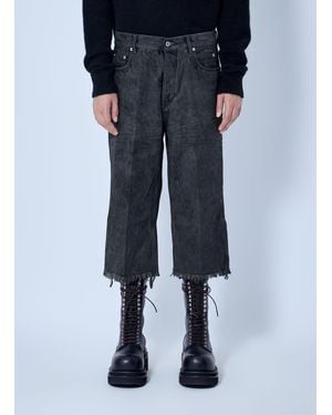 Rick Owens Bolan Cutoffs - Blue