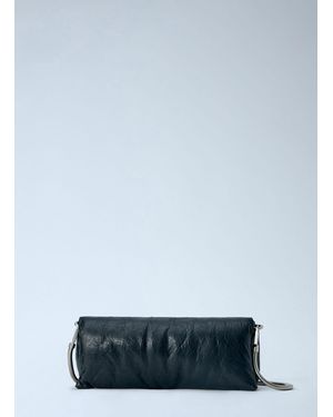Rick Owens Soft Leather Clutch - Blue