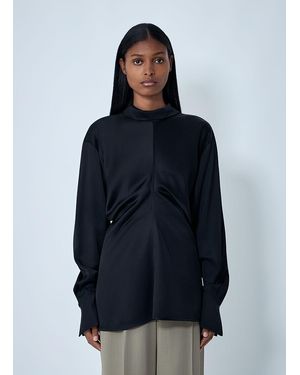 TOTEME Draped Blouse - Blue