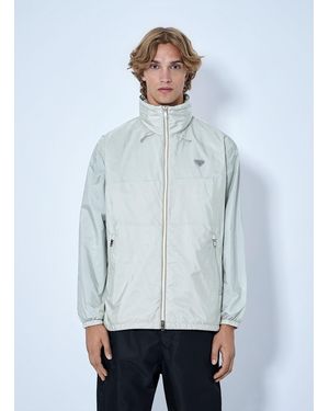 Prada High-Neck Zip Jacket - Grey