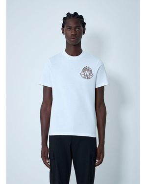 Moncler Logo Motif T-shirt - White