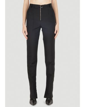 CAPASA MILANO Tailored Military Trousers - Blue