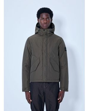 Stone Island Hooded Quilted Jacket - Grey