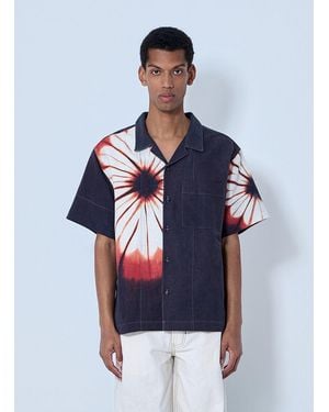 STORY mfg. Short-Sleeve Button-Down Shirt - Blue