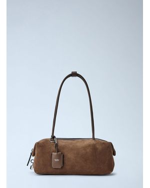 Max Mara Suede Shoulder Bag - Brown