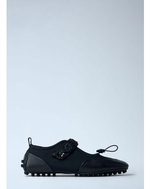 Cecilie Bahnsen Sporty Mary Jane Shoes - White