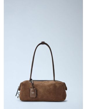 Max Mara Suede Shoulder Bag - Brown