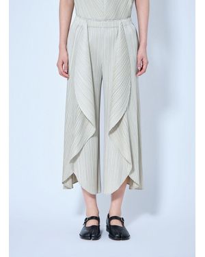 Pleats Please Issey Miyake Pleated Wide-Leg Pants - Blue