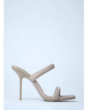 Alexander Wang Julie Tubular Heeled Sandals - White