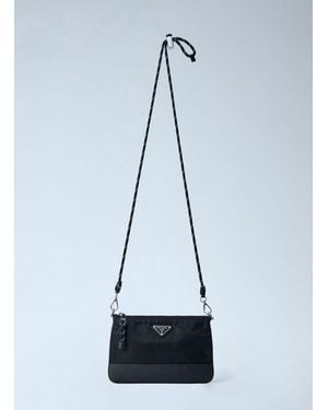 Prada Compact Crossbody Bag - Blue