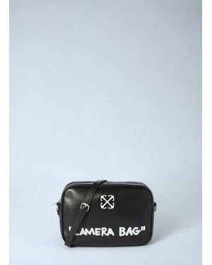 Off-White c/o Virgil Abloh Jitney Quote Camera Crossbody Bag - Black
