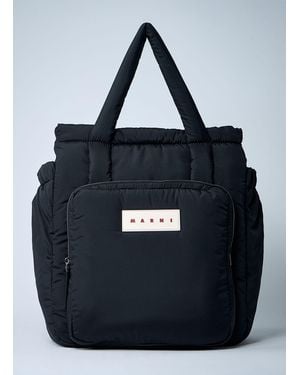 Marni Puffy Tote Bag - Blue