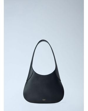 KHAITE Small Joan Leather Hobo Bag - Blue