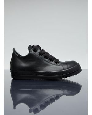 Rick Owens Jumbo Laced Low Sneakers - Black