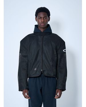 GREG ROSS All Weather Moto Jacket - Blue