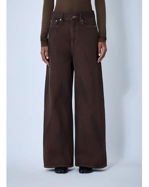 Ganni Five-Pocket Jeans - Brown