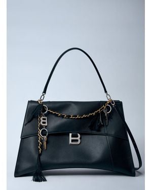 Balenciaga Large Soft Hourglass Handbag - Blue