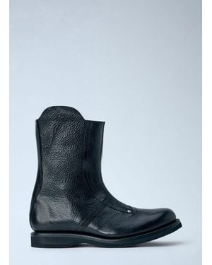 Our Legacy Moto Leather Boots - Blue