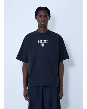 Vetements Polizei T-Shirt - Blue