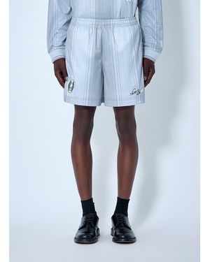 Acne Studios Striped Elasticated Shorts - Blue