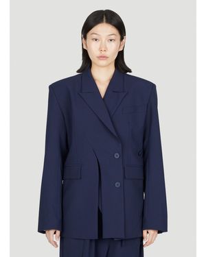 OTTOLINGER Signature Split Double-breasted Blazer - Blue