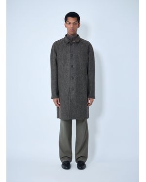 Prada Reversible Buttoned Coat - Blue