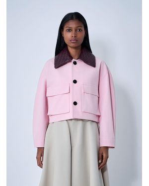 Bottega Veneta Cotton Twill Jacket - Pink