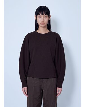 Max Mara Structured Crewneck Sweatshirt - Blue