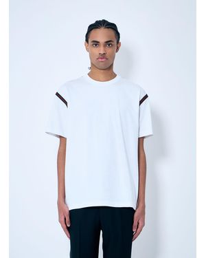 Gucci Embroidered Cotton Jersey T-shirt - White