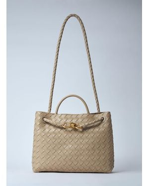Bottega Veneta Medium Andiamo Handbag - Blue