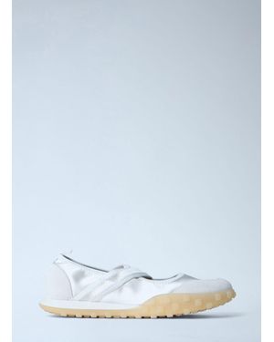 Jil Sander Satin Strap Slip-On Shoes - Blue