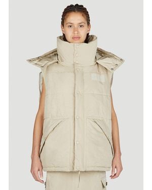 Marc Jacobs Oversized Puffer Gilet - Natural