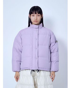 Moncler Verone Short Down Jacket - Purple