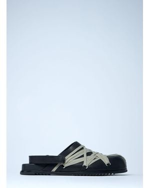 Rick Owens Megalaced Mules - Black