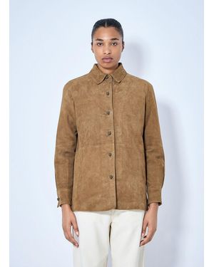 Rohe Suede Pankou Overshirt - Brown