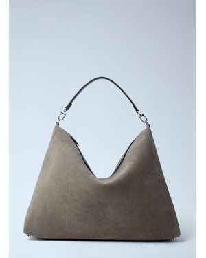 TOTEME Bevel Handbag - Grey