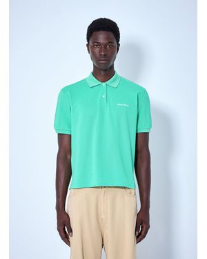 Miu Miu Cotton Piqué Polo Shirt - Green
