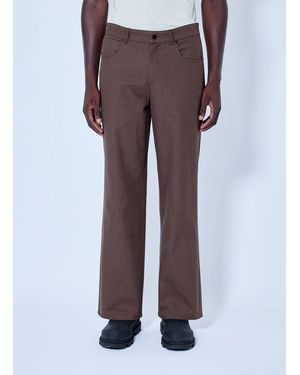 Moncler Tailored Straight-Leg Pants - Brown