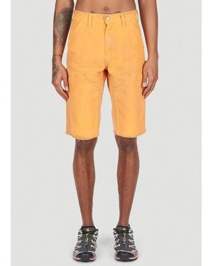 NOTSONORMAL Washed Working Shorts - Yellow