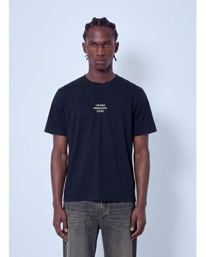 Vetements I Am Naked Under My Clothes Regular Fit T-Shirt - Blue