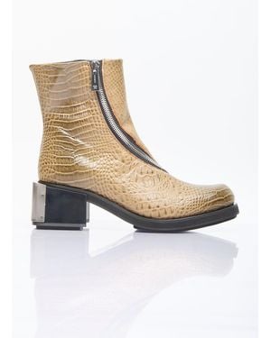 GmbH Ergonomic Riding Ankle Boot - White
