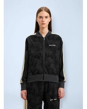 Palm Angels Palm Jacquard Track Jacket - Black